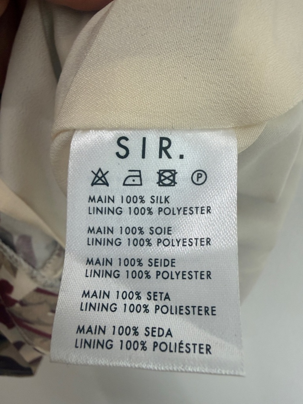 SIR The Label Valetta Silk Romantic Floral Mini Dress Wedding Guest Cocktail - Picture 10 of 15